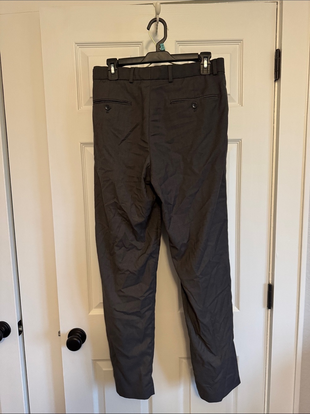 Dockers Men's Signature Performance Dark Gray Dress Pants 30x32 - Picture 12 of 15